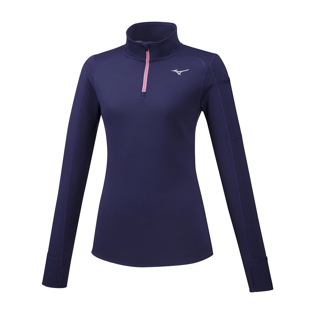 Womens Mizuno Vortex Warmalite HZ Running Tops Purple Philippines (WFSMPU158)